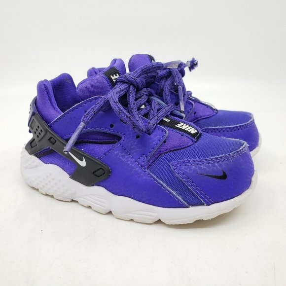 Nike Huarache Run Athletic Sneakers Indigo Burst White Baby Toddler Shoe Size 8C - Picture 2 of 10